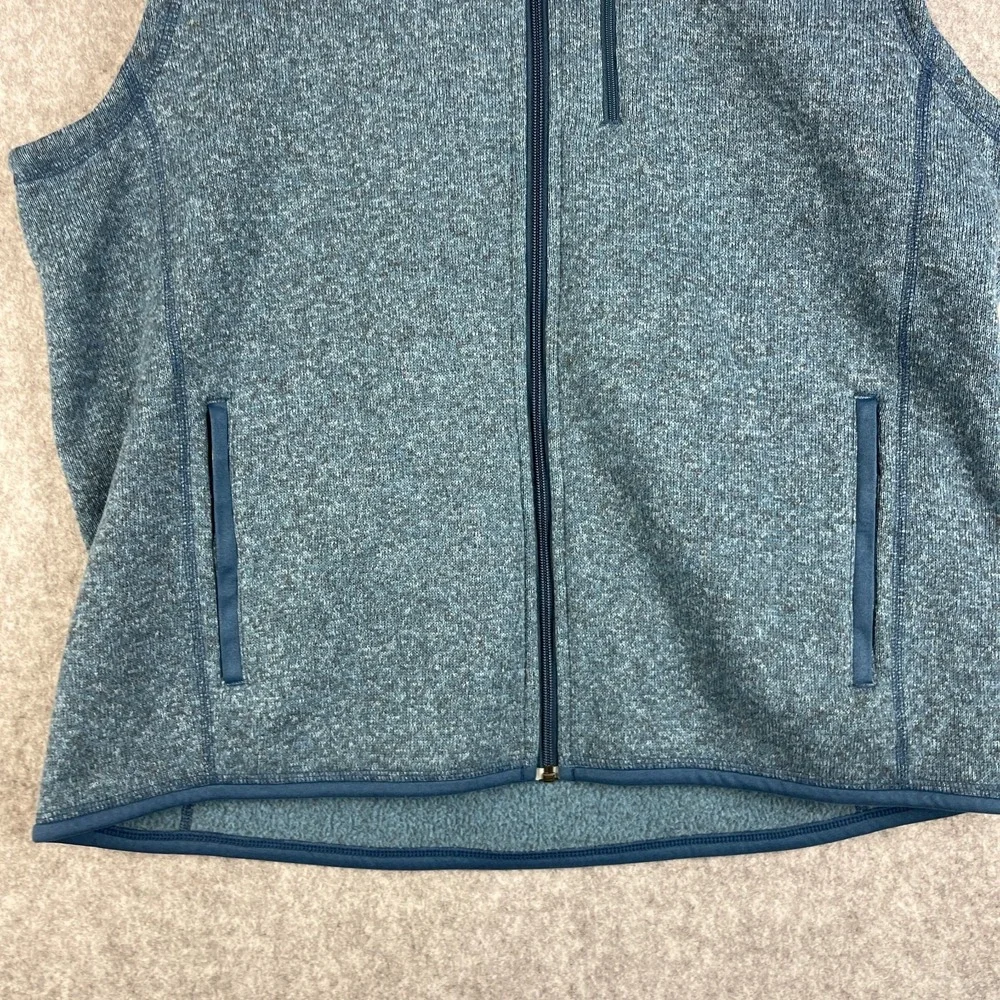 Patagonia Better Sweater Vest Mens XXL Blue Full Zip Outdoor Hiking Camping
